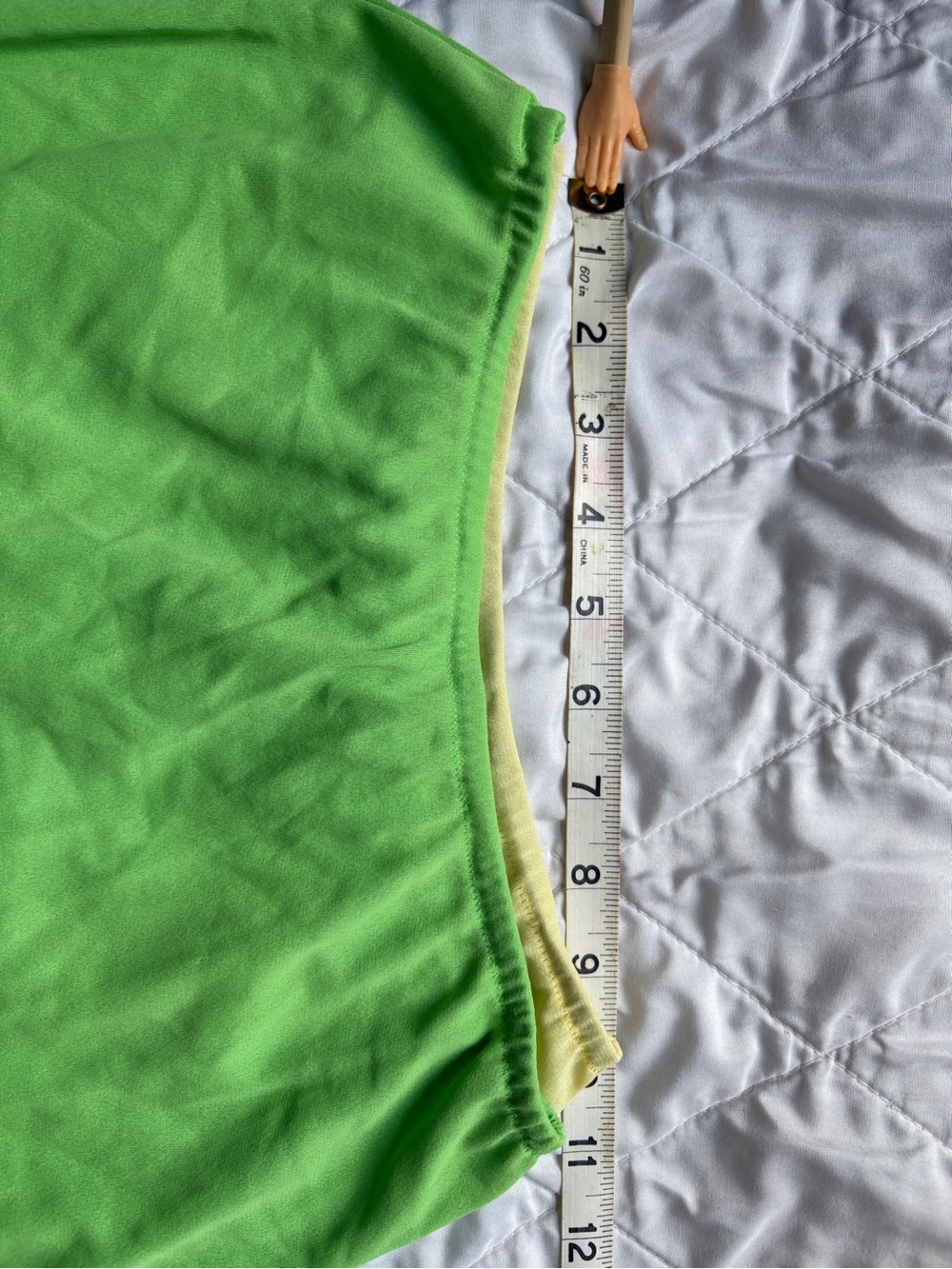 Pale yellow and Lime Green Vintage Sears Slips with White Trim - Picture 10 of 10